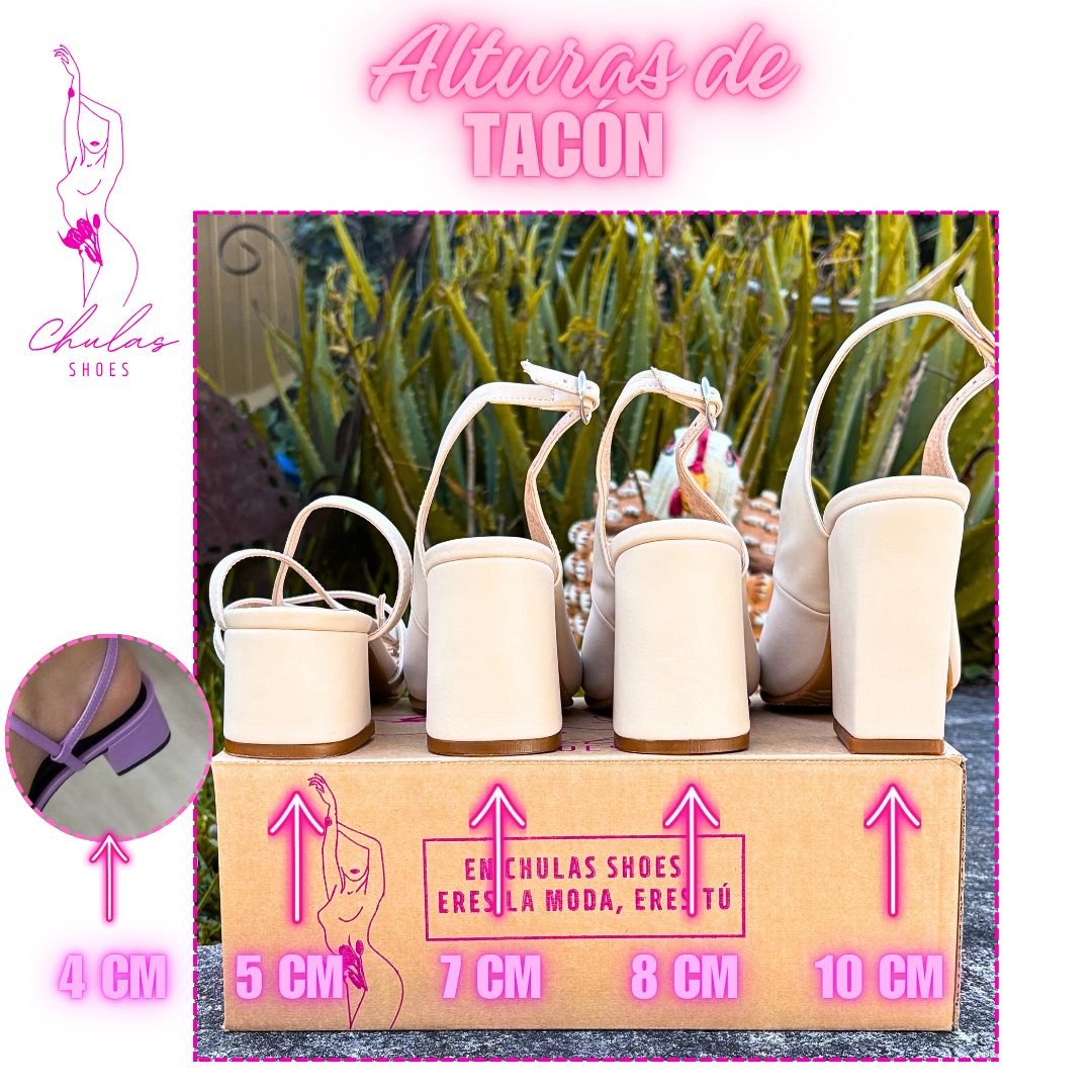 Alturas de tacón