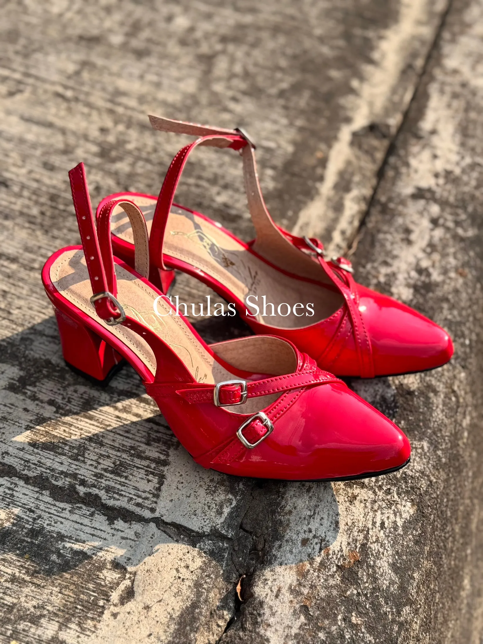 Kitten Heels Rojo