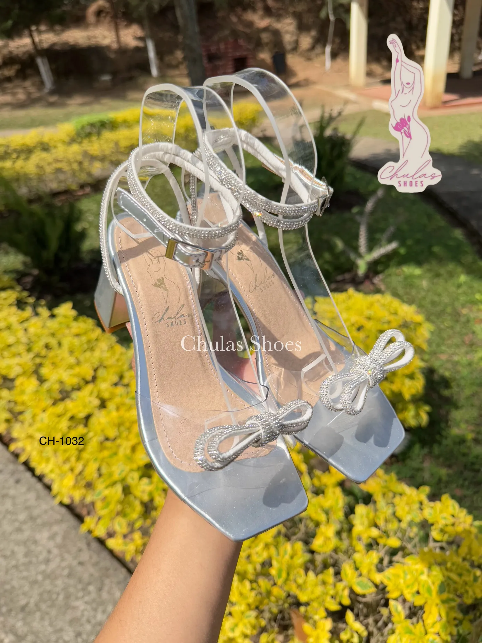 Crystal Chic Plateado