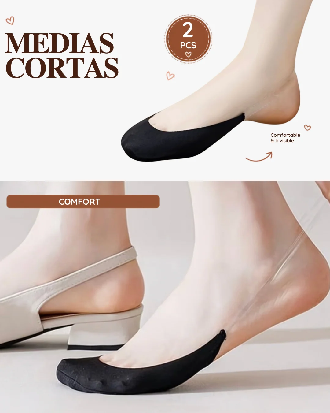 Medias Cortas  para Tacones