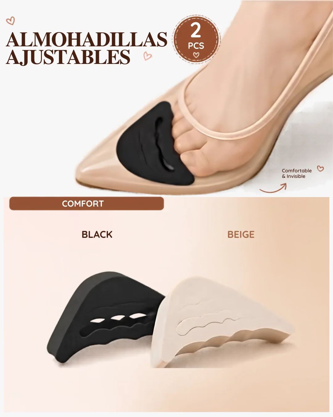Almohadillas Ajustables para Tacones